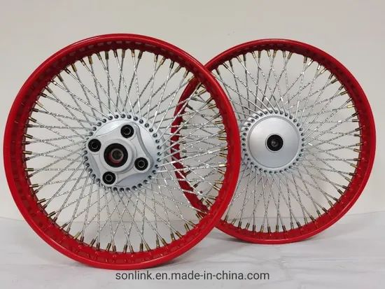 Motorcycle /Motorcycle Cg125 150 Motorcycle Front Wheel Spoke Rim Drum Brake 1.4*18 Inch - Image 3