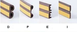 Rubber E Shape Profiles with Adhesive Backing - Image 4