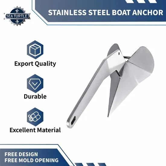 Stainless Steel Triangular Anchor 316 Marine Hardware Accessories Ship ...