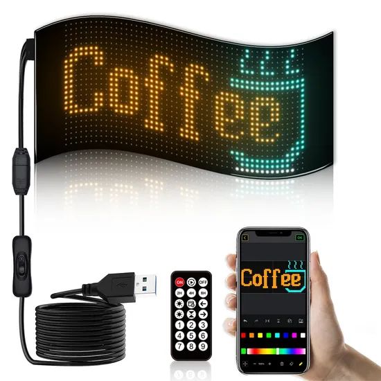 Personalize Your Drive: Super Bright Car Rear Matrix Pixel LED Display - Image 2