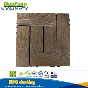 WPC DIY Decking Tile Wood Plastic Composite (WPC) Decking/Flooring Engineered - Image 1
