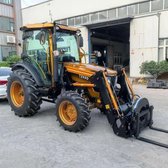 30HP 35HP 4WD Wheel Small Agricultural Tractor Machine with Front End Loader - Image 2