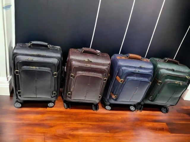 Leather Trolley Bag Delivery Time Prompt Delivery Quality Assurance High Quality Texture Genuine Cow Buffalo Ox Sheep Goat Leather - Image 1