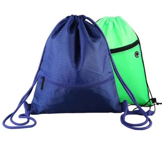 Promotional Drawstring Backpack Customize Polyester Drawstring Gift Bag - Image 3