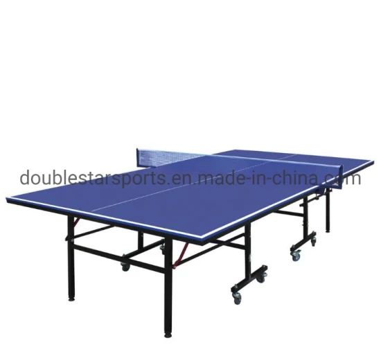 Portable Table Tennis Training Equipment Table with Wheels - Image 1