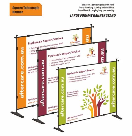 10X10' Event Backdrop Telescopic Banner Stand Type L Stand Shape Straight Model NO. JMZJ Style Floor-type Feature Fireproof - Image 5