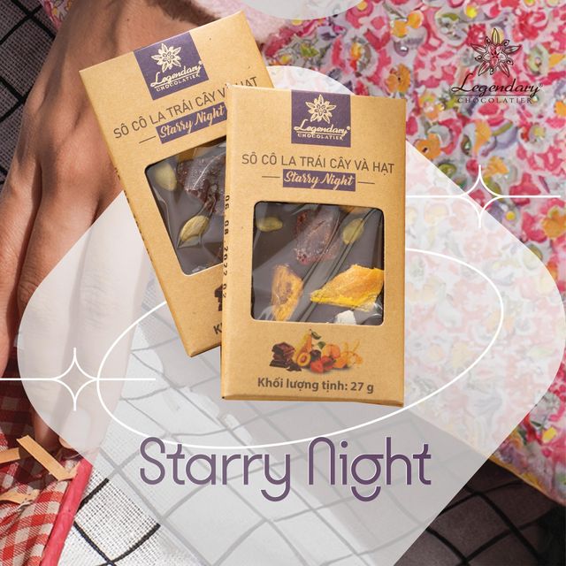 Best Product Chocolate Minibar Strawberry Flavor Fruits and Nuts Starry Night Color Chocolate bar Box Made in Viet Nam - Image 3