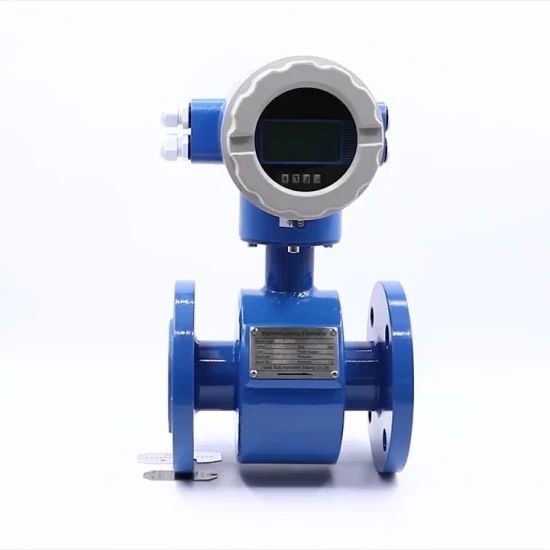 4 20mA RS485 Alcohol Ethyl Magnetic Water Flow Meter Conductive Liquid ...