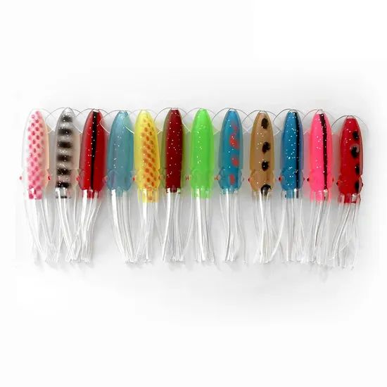 Squid Bait 10cm Customized Soft Plastic Octopus Fishing Lure Material PVC Origin China OEM Available HS Code 95079000 Trademark - Image 2