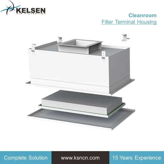 Pharmaceutical Cleanroom HEPA Filter Unit Diffuser Various Trademark KELSEN DOP Test Available Usage Dust Removal Control Mode - Image 2