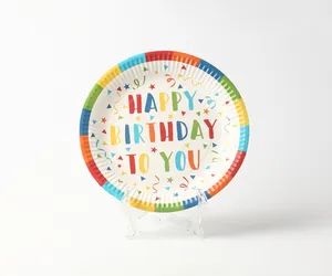 7" Round Film Laminated Colored Paper Plate Size 7" Brand Soton Origin China MOQ 100 Ctns Trademark SOTON HS Code 48239090 - Image 5