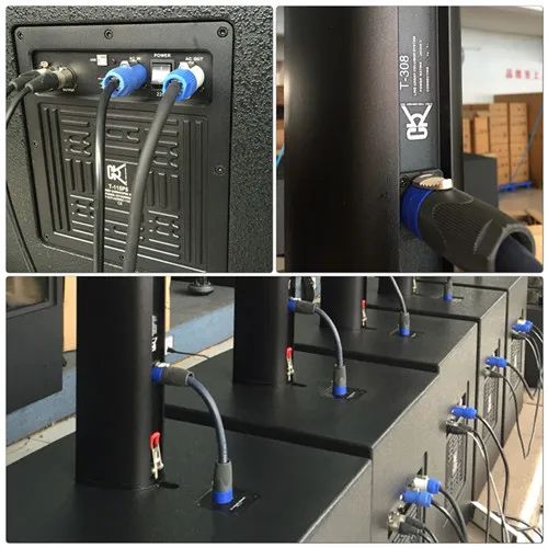 Conference Speakers Stage Audio 3.5"Neodymium Magnet Transducers Line Array Column System - Image 3