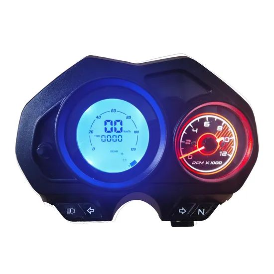 High Quality Motorcycle Spare Parts Motorcycle Digital Meter for Robinson Liquid Crystal - Image 2