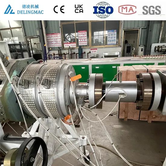 Plastic Extruder PVC Drainage Pipe Threading Pipe Production Extrusion Line - Image 6