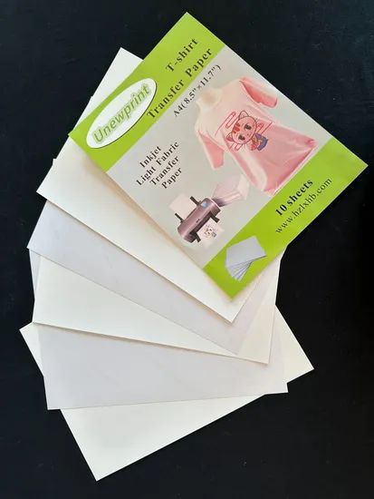 Light Cotton Transfer Paper for Custom Fabric Printing Projects - Image 1