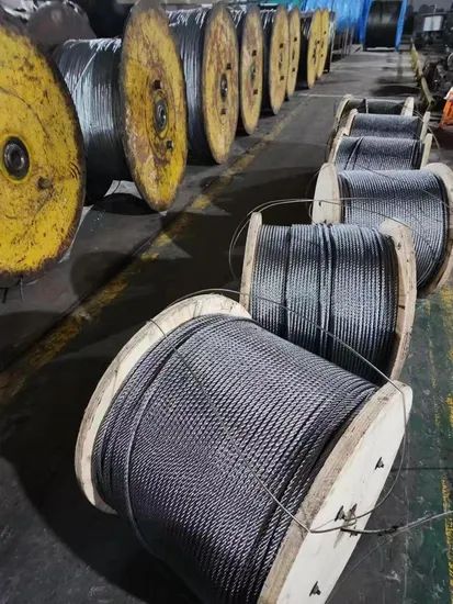 Galvanized Steel Wire Rope 6X12+7FC, Bright Wire Rope 8mm - Image 3