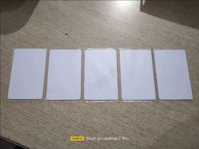125 kHz Thin Rfid Cards, Size: Micro Size Micro Color White Material PVC Type Active RFID Shape Rectangular Frequency 125 - Image 1