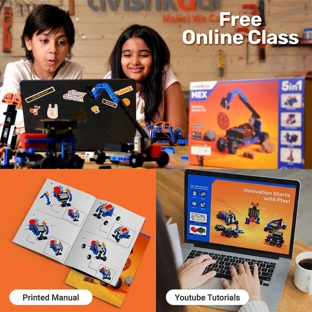 Avishkaar MEX Robotics Kits Technical Capabilities Build Complex Robots Learning Approach Scalable Learning Experience Software Features Advanced Programming - Image 5