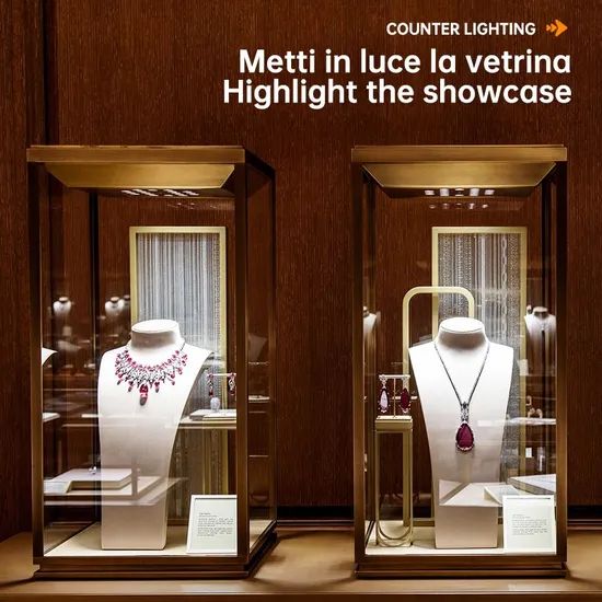 LED Jewelry Display Spotlight for Cabinets - 3W White Strip Light - Image 4