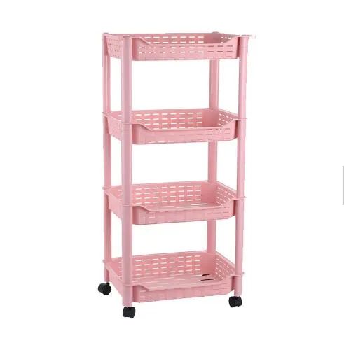 Fplastic Detachable Kitchen Bathroom Storage Shelves Rack - Image 2