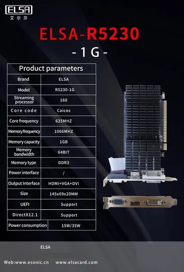Elsa AMD Rx520 Rx530 Rx550 Rx560 Rx570 Rx580 VGA Card, Video Card, 8g Graphics Card - Image 5