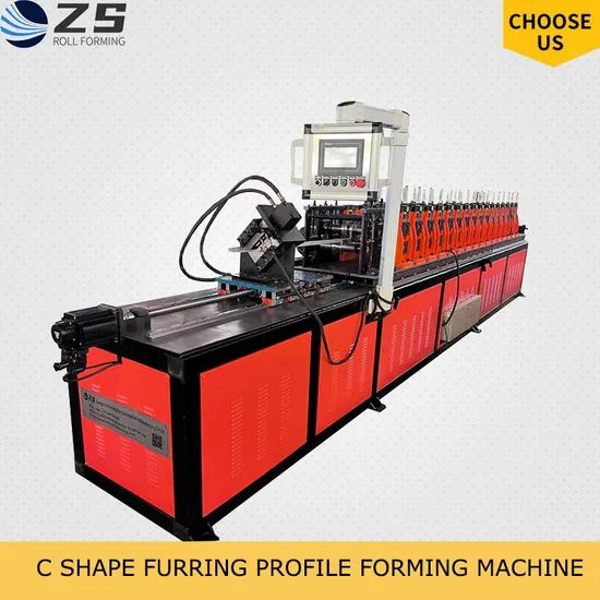 Roofing Ceiling Frame Galvanized Main Channel C Shape Furring Steel Profile Cold Roll Forming Machine - Image 2