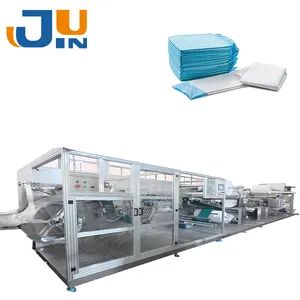 Automatic Disposable Waterproof Under Pad/Pet Pad Machine Origin China Condition New Trademark JUJIN HS Code 84418090 Specification 22× 2× 3 - Image 4