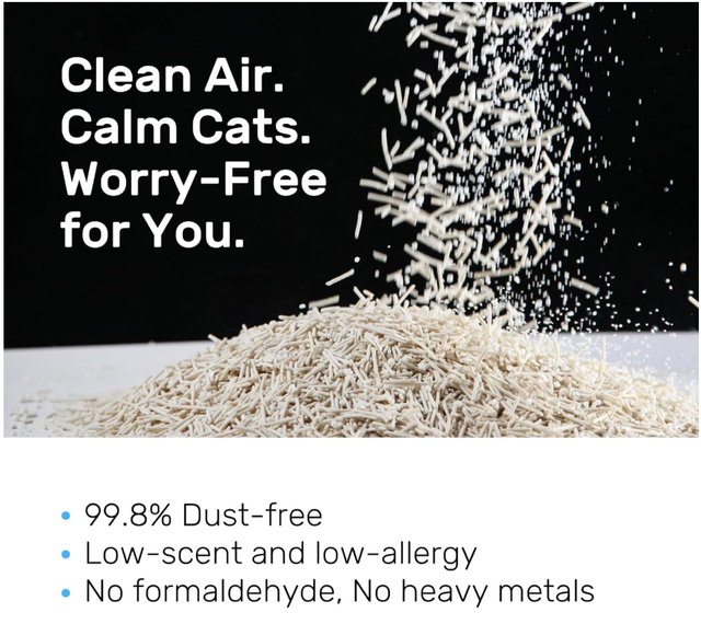 EcoFusion Cat Litter 3 Pack (8lb Each) Tofu & Corn Blend, Zero Powdering, Zero Mess, 99.8% Dust-Free, 98% Odor Control, Fast Clumping, Non-Stick, Includes Bonus Cat Scratcher - Image 4