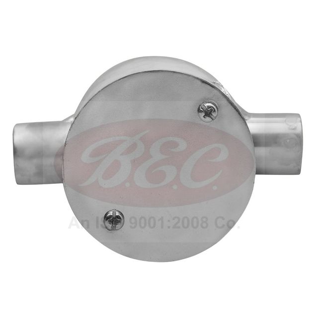 BEC Mild Steel Electrical Conduit Galvanised Junction Box, IP44 - Image 5