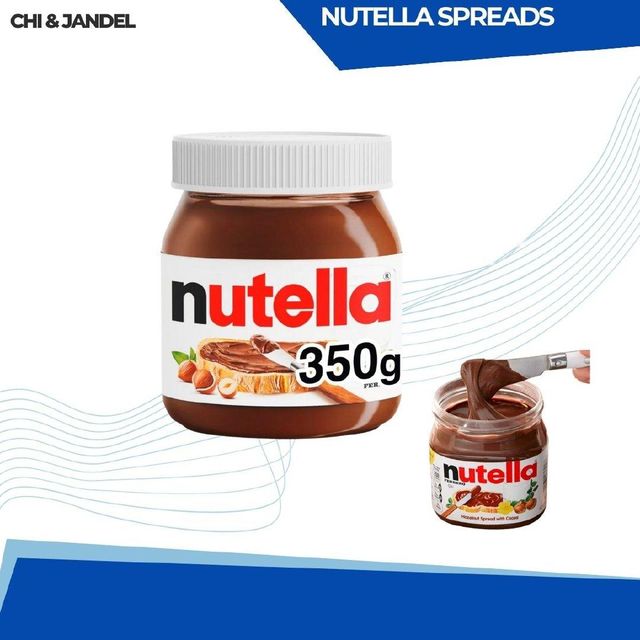 Top Quality Hazelnut Nutellaa Chocolate Spread, 350 g Form Pasty Color Brown Packaging Box Weight (kg) 0.02 Brand Name - Image 1