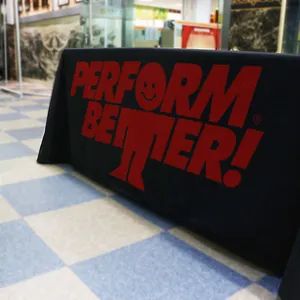 Custom Printed 6 Feet Trade Show Table Cloth Table Cover for Event - Image 2