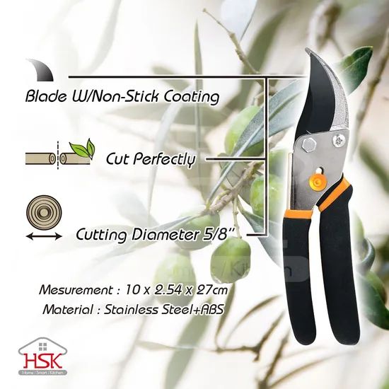 Portable Garden Pruning Shears Plant Clipper Cutter Trimmer Scissors - Image 4