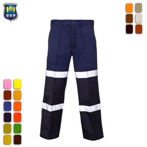 Hi Vis Reflective Work Mens Cargo Pants - Image 3