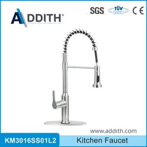 304 Stainless Steel Pull out Kitchen Faucet with 60cm Inlet Hose - Image 1