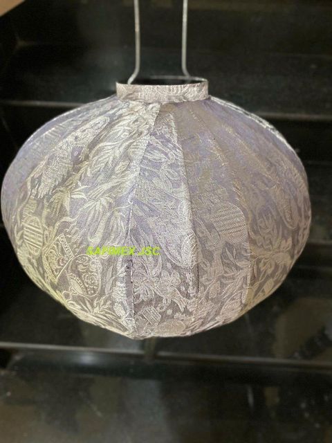 Vietnam Handcrafted Bamboo Satin Lantern Restaurant Party Hanging Wedding Decor DIY Silk Fabric Cover Colorful Wholesale - Image 3