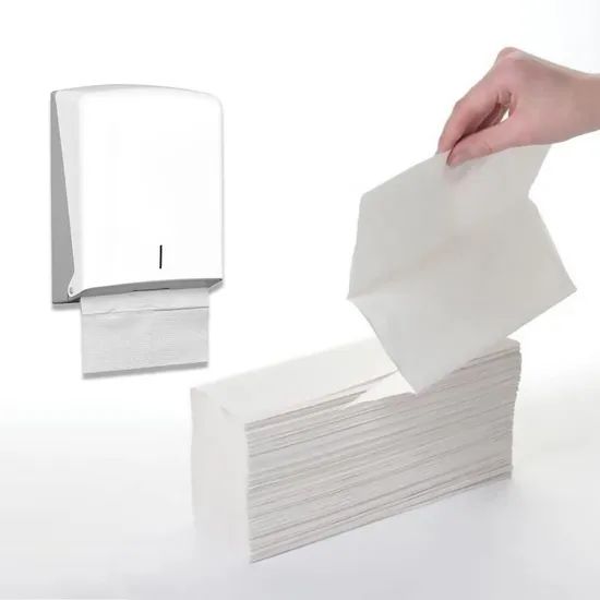 Manufacturer Custom Printed Water Absorption Disposable Embossed Interfold Paper Towels - Image 2