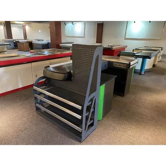 Store Cash Counter Design Cashier Table Checkout Counters - Image 2