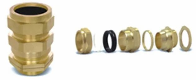 CW 4 Part Brass Cable Gland Size Range 20 Mm To 90 Mm S & L Application Suitable For Swa Cable That Are Plastic Or Rubber - Image 1