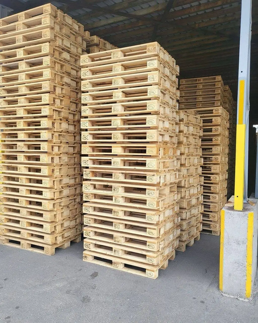 Epal Wooden Pallet Top Grade Standard Euro Double Faced 2-Way Entry 1200 X 800 European Wood Pallets - Image 5