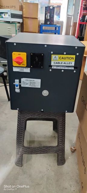 Single Phase Automatic Voltage Stabilizer, 170v - 270v Ac Brand AMTAC Phase Single Phase Output Voltage 230V Input Voltage 170V - 270V - Image 3