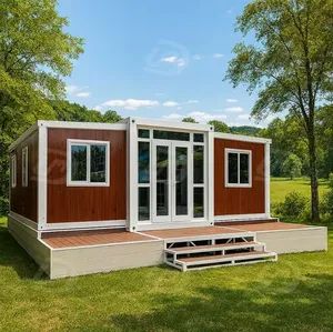 Customized Color 40FT 3 Bedroom Modular Transportable Homes Prefabricated Expandable Container House - Image 1