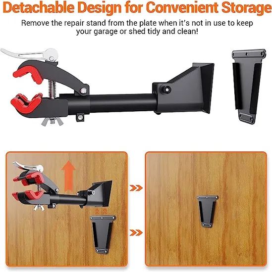 Bicycle Parking Rack Wall Bicycle Wall Mounted Hanger Hook Weight 350g Color Black Origin China Condition New Usage - Image 1