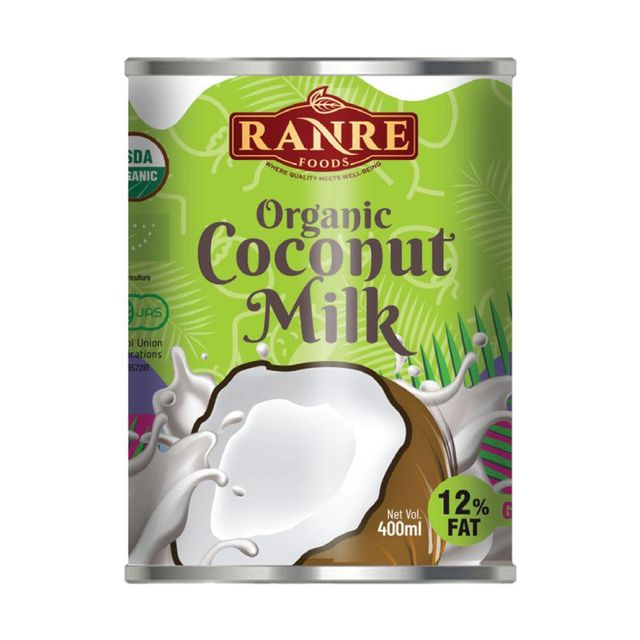 COCONUT MILK 6-17% FAT 400ML Form Other Organic Yes Origin Sri Lanka Degree of Processing Fresh, Other - Image 1