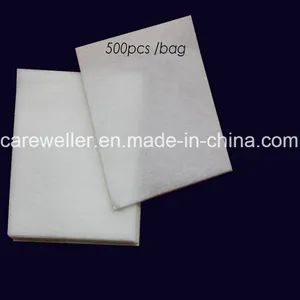 Square Absorment Cosmestic Cotton Pad Age Adult Sterile No Color White Origin China Folded Folded Trademark OEM Material - Image 1