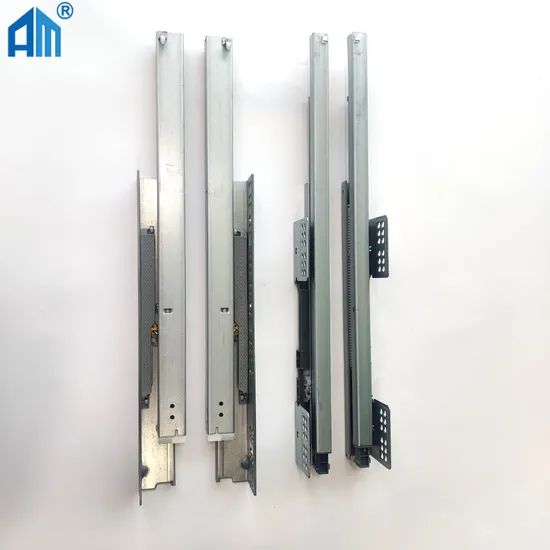 Push to Open Hidden Telescopic Rails Undermount Concealed Drawer Slide - Image 1