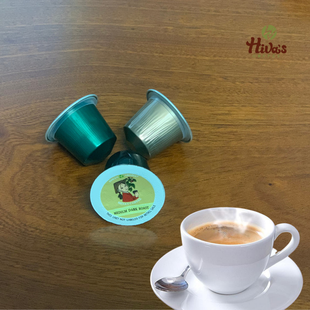 Premium Quality Capsule Coffee Nespresso Signature Blend Medium Dark roast Hiva's coffee 10 x 0.21 oz /cup Ready to Export - Image 2