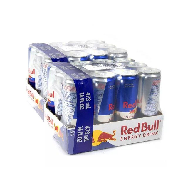 Red Bull ready to drink energy beverage with fast acting ingredients Red Bull energy drink for boosting stamina and reducing fatigue Red Bull drink with compact can packaging for easy portability Red Bull energy drink for gaming concentration and mental performance - Image 1
