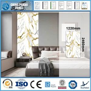 WPC Wall Decoration Panel 1220X2440mm Outdoor Use Level a Usage Indoor Design Style Modern Customized Customized Model No. PVC UV - Image 4