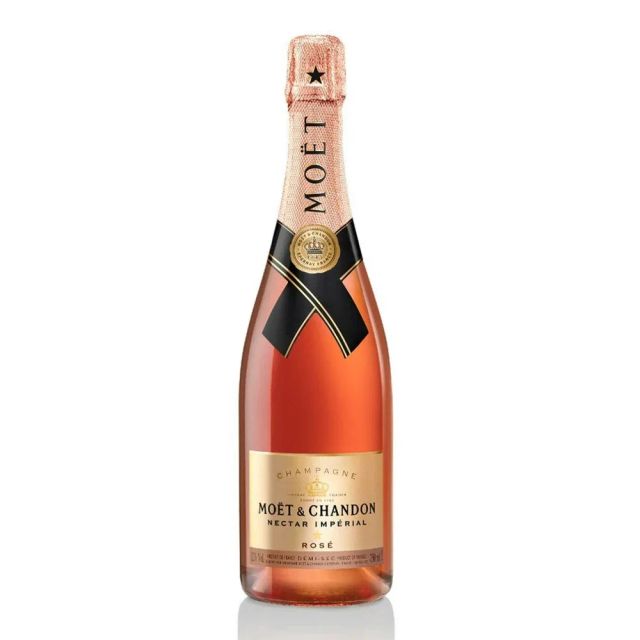 Moet & Chandon Nectar Imperial Rose - Premium Champagne - 750ML — 12.5% ABV - Sparkling Wine - Image 1