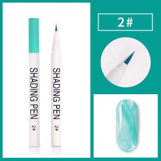 Manufacturers Wholesale Multi-Color Ink Glaze Color Quick Dry Gradual Nail Dye Pen - Image 4